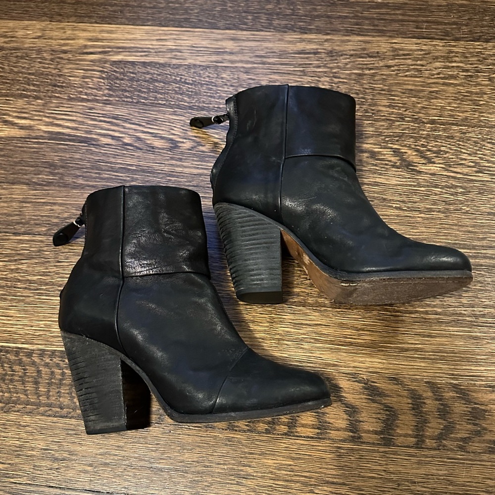 Rag & Bone Newbury Black Boots